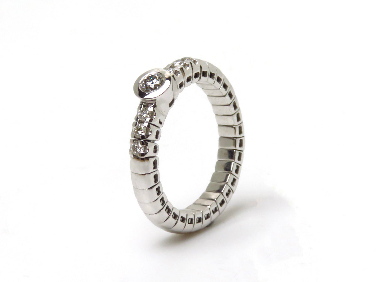 C&C Gioielli - Stretch Ring aus 750er Weißgold