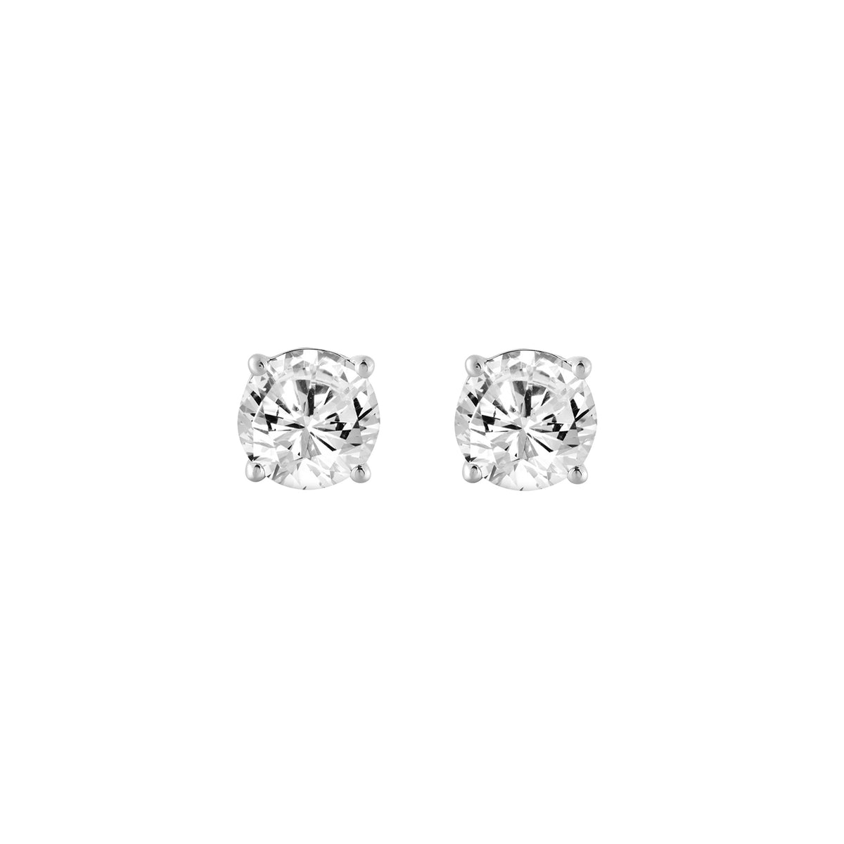 Ohrstecker 585er Weißgold 0.50ct Labor Diamanten