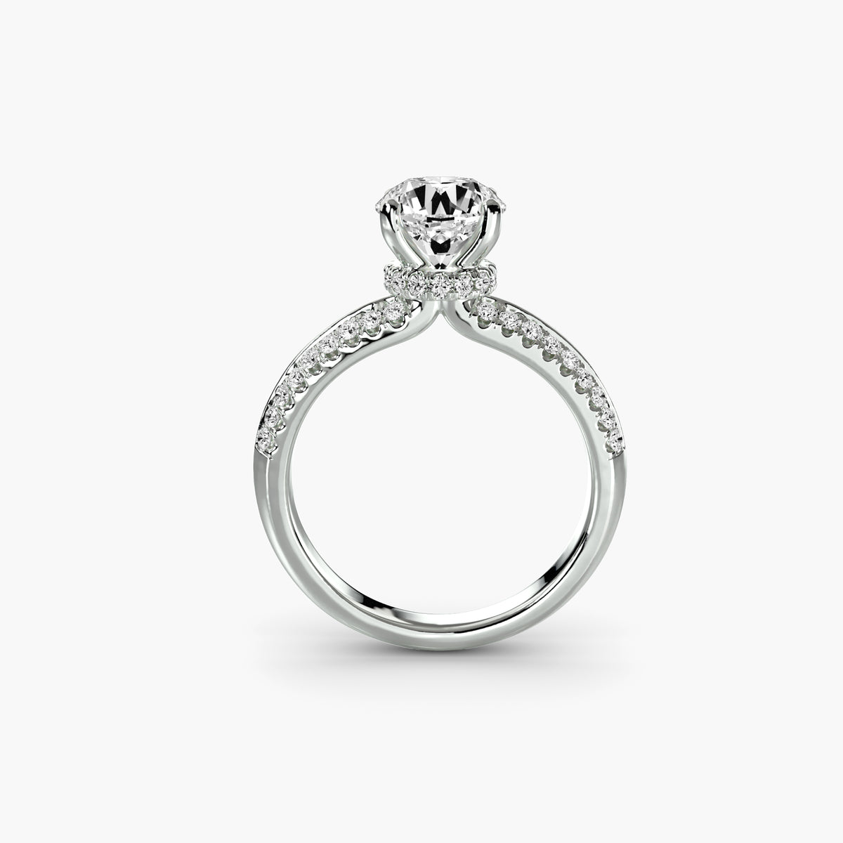 solitär pavé diamant