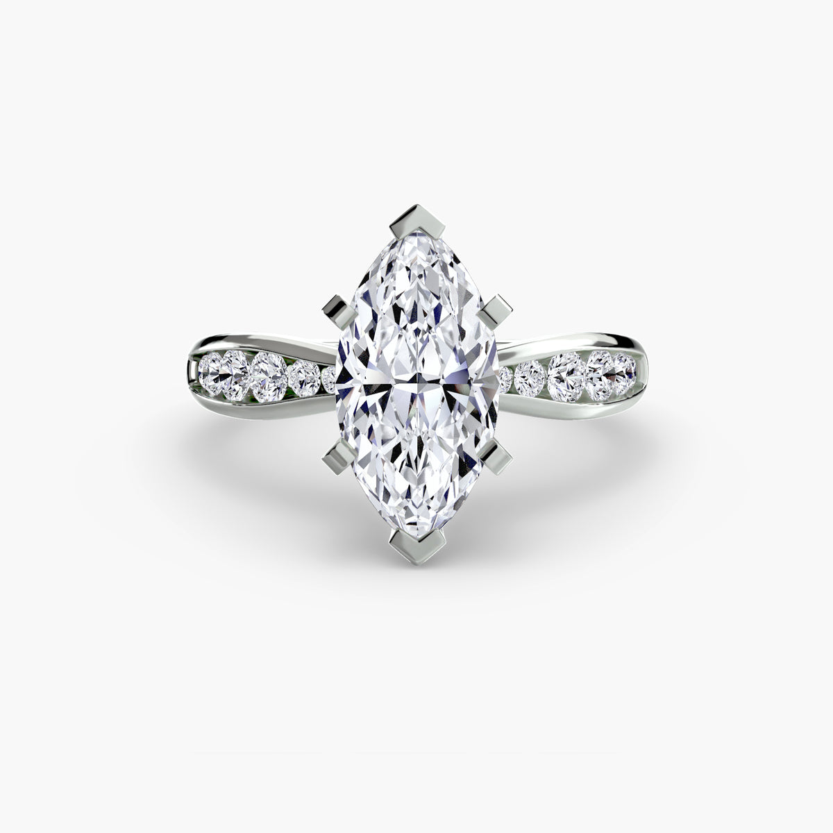 solitär pavé diamant 3