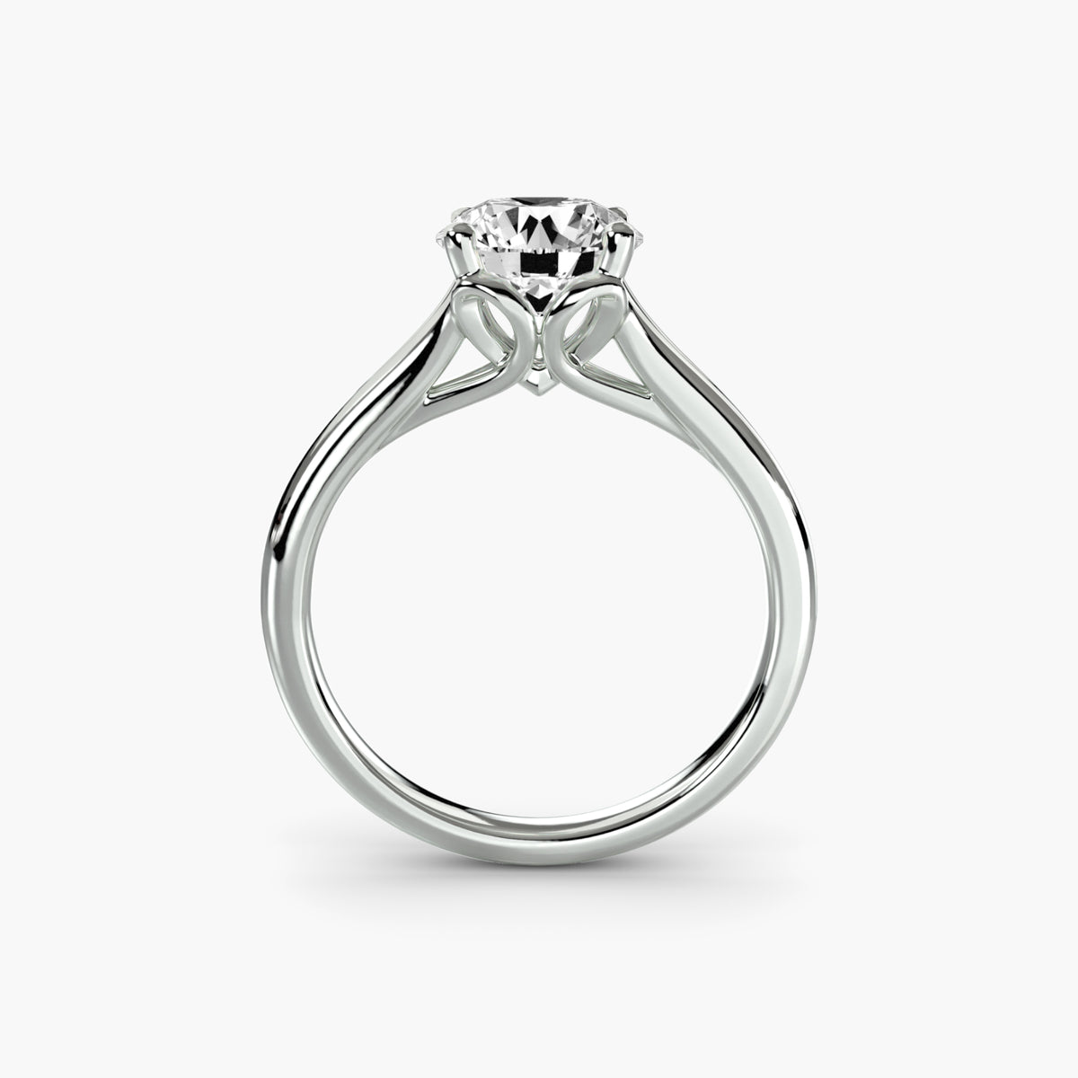 Minimalistische Solitärring mit klassischen Fassung 4