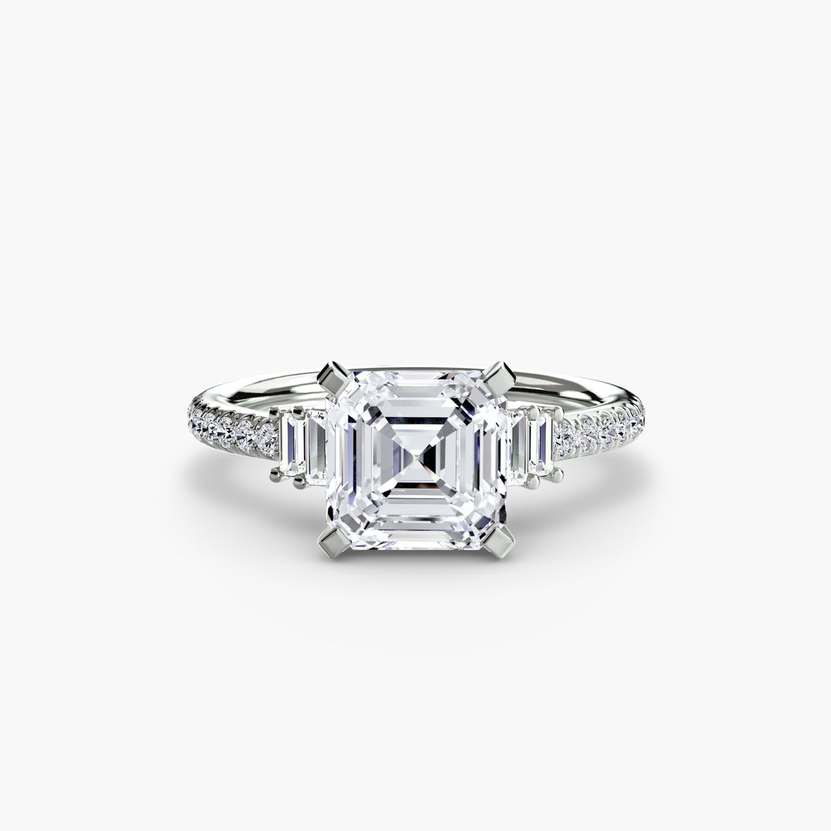 solitär pavé diamant 4