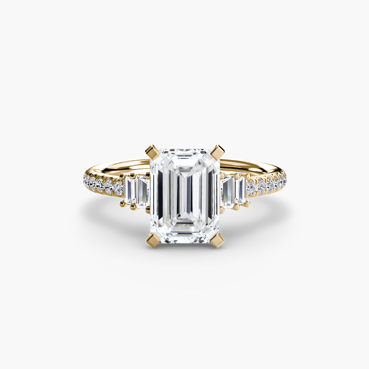 solitär pavé diamant 4