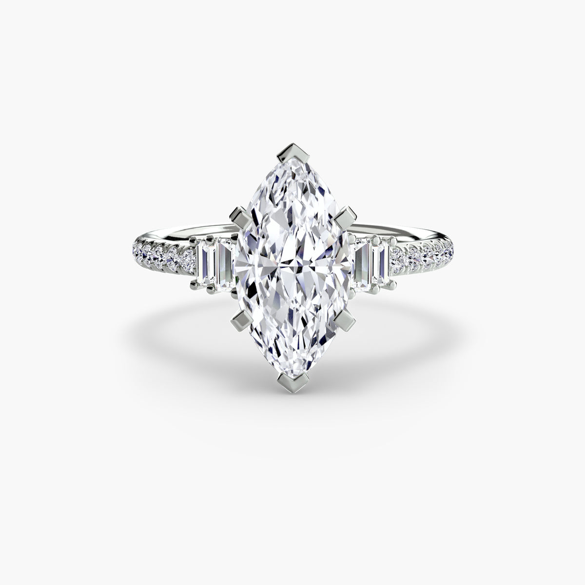 solitär pavé diamant 4