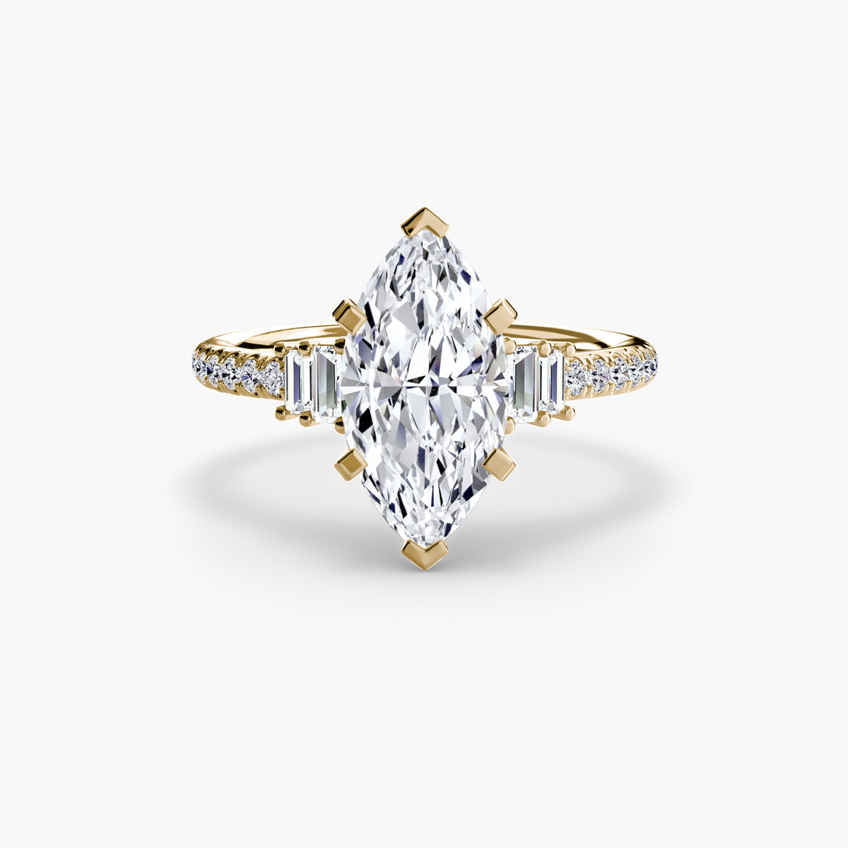 solitär pavé diamant 4