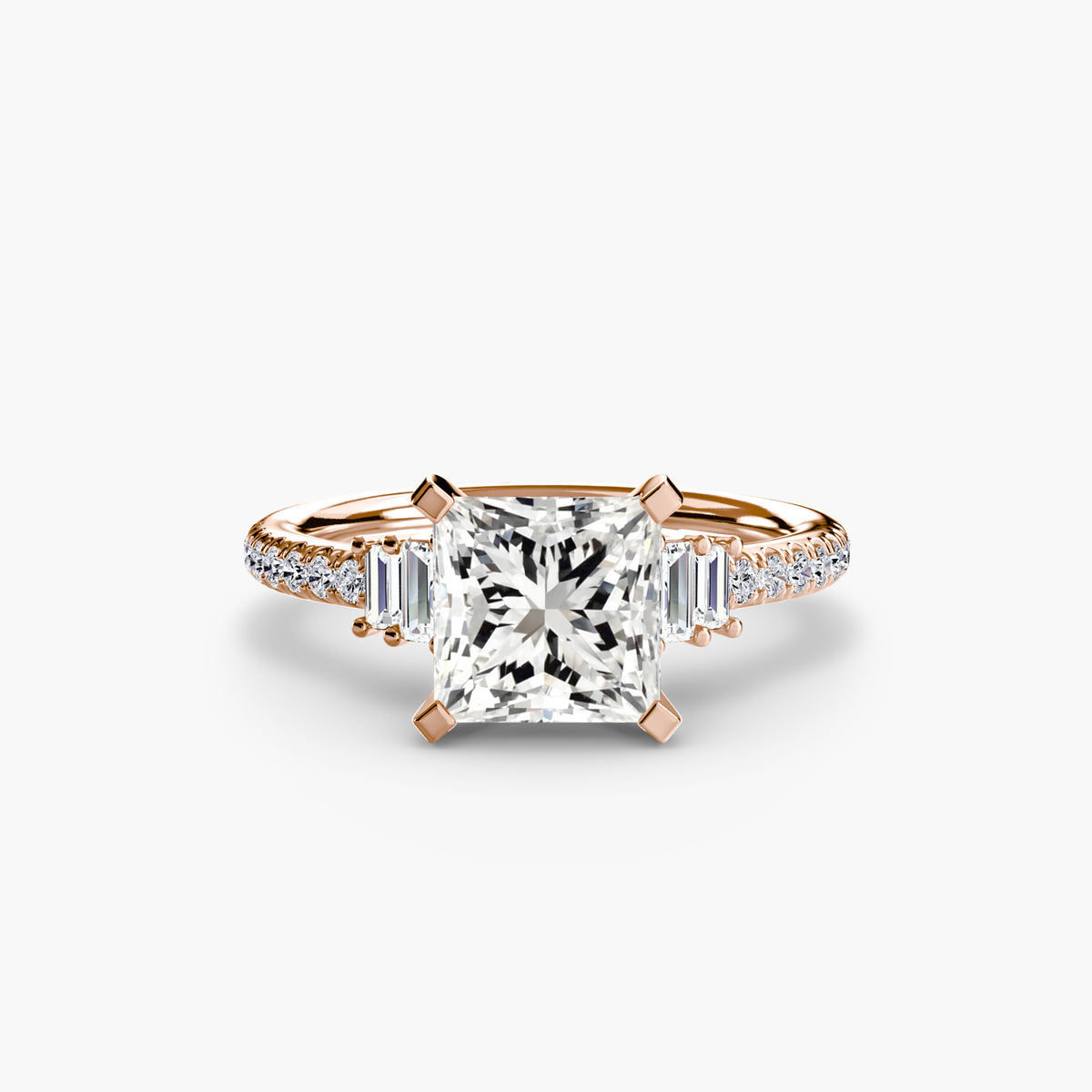 solitär pavé diamant 4