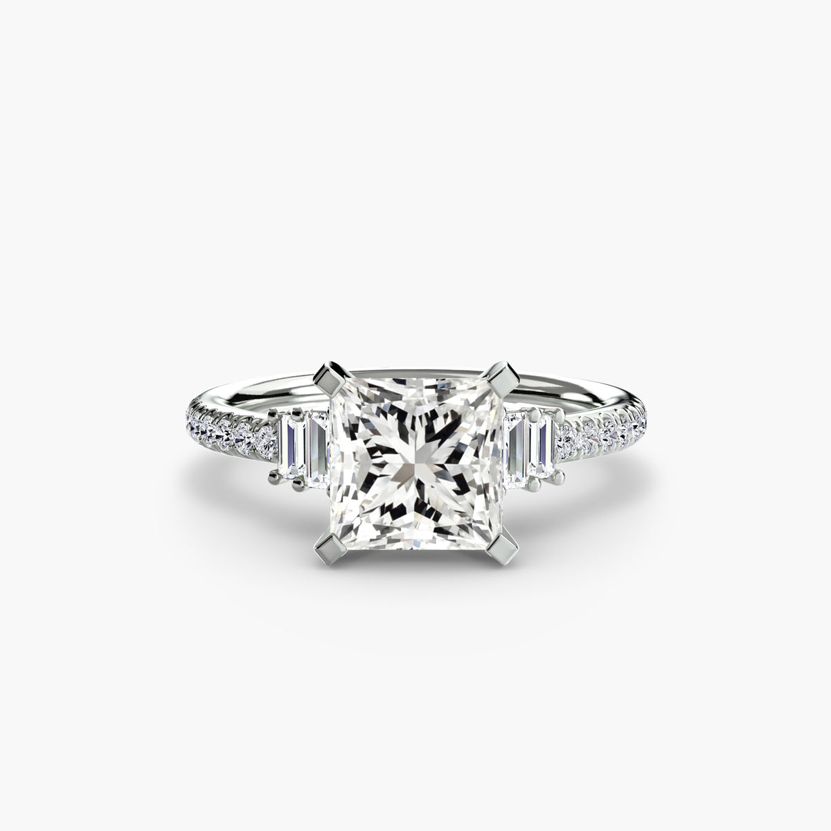 solitär pavé diamant 4