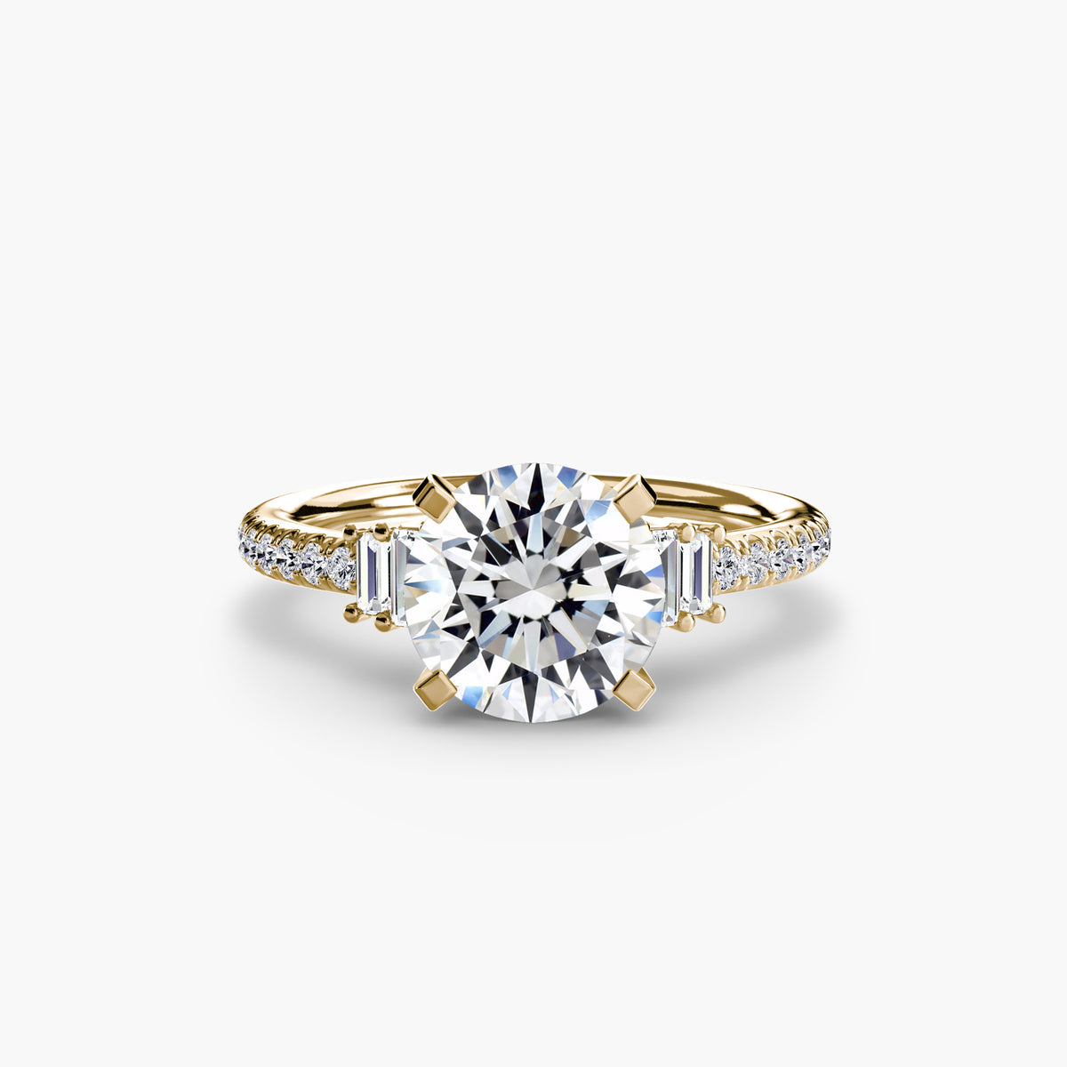 solitär pavé diamant 4