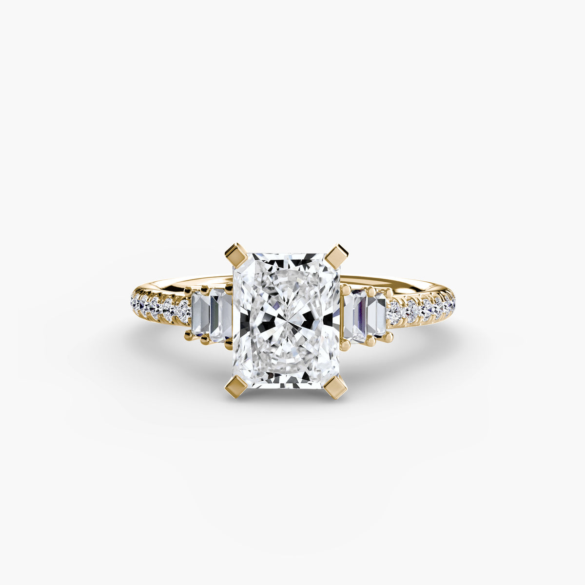 solitär pavé diamant 4