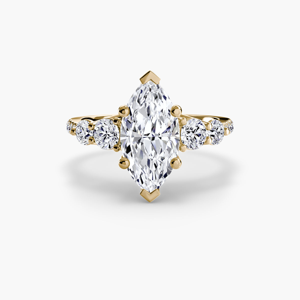 Five Stone Pavé Ring