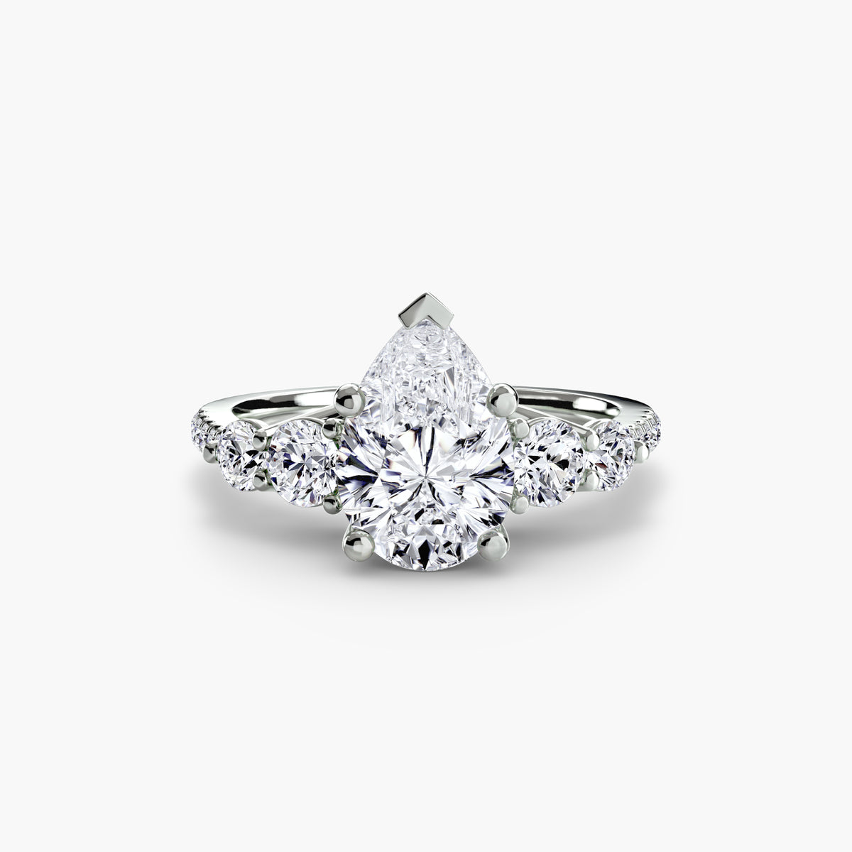 Five Stone Pavé Ring