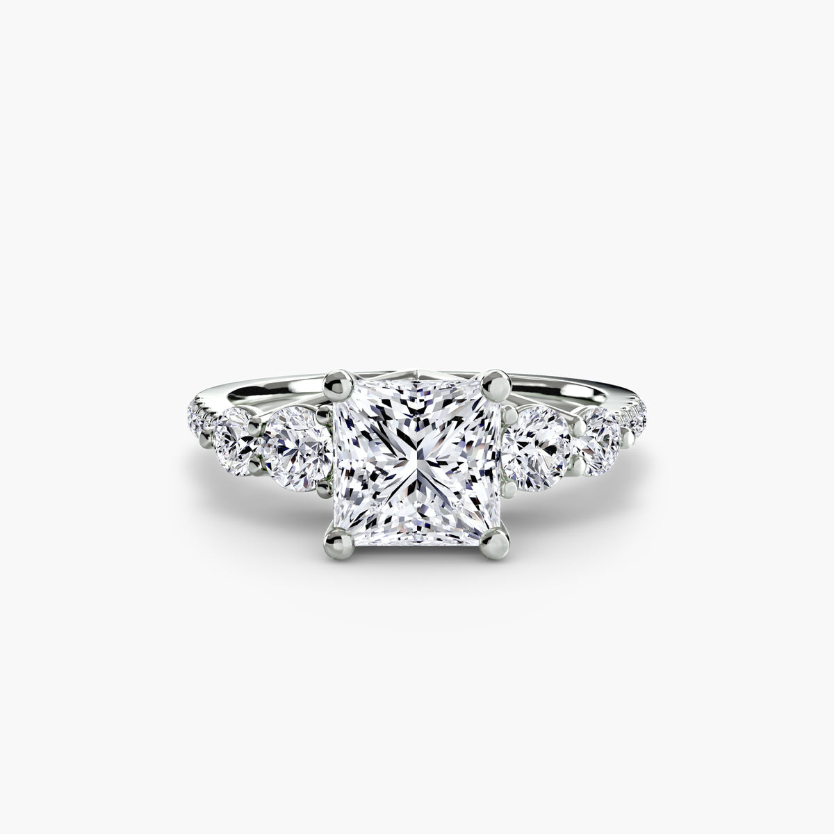 Five Stone Pavé Ring