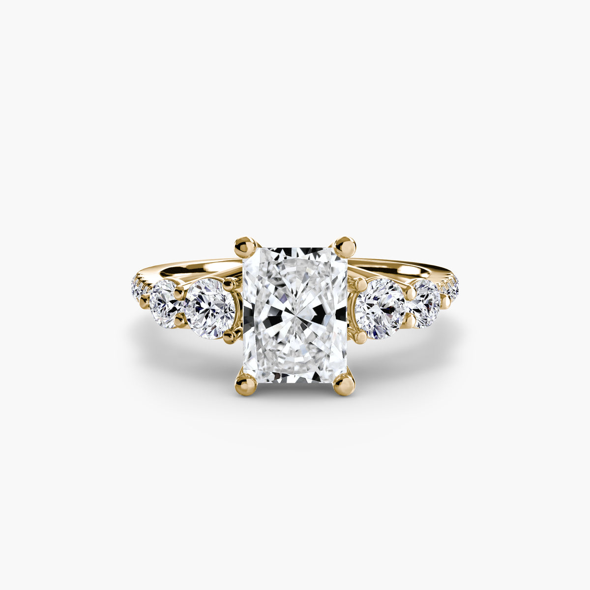 Five Stone Pavé Ring