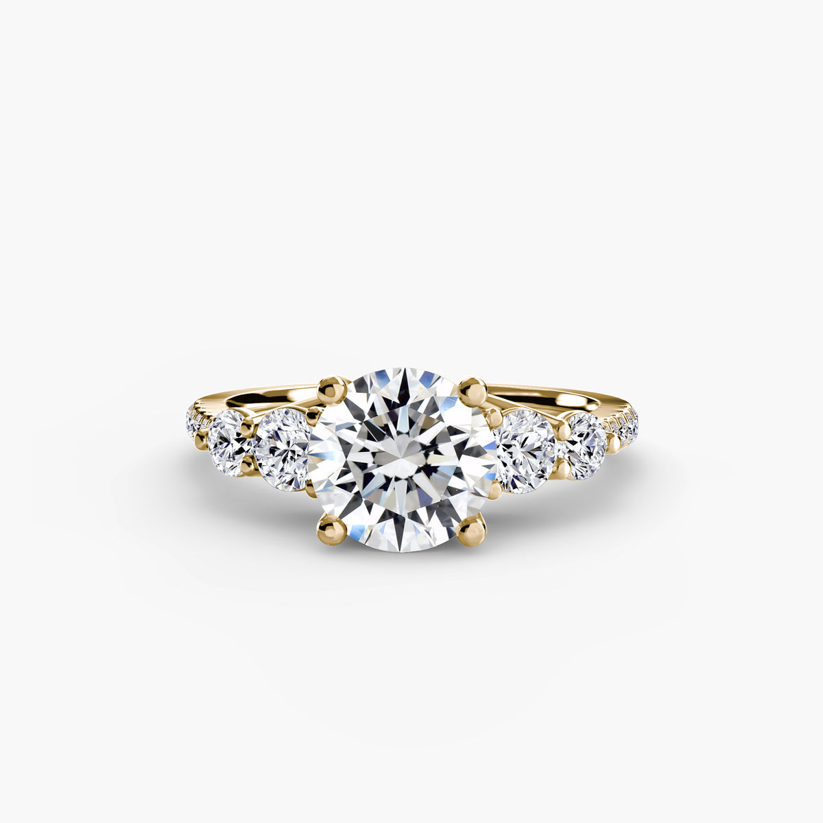Five Stone Pavé Ring