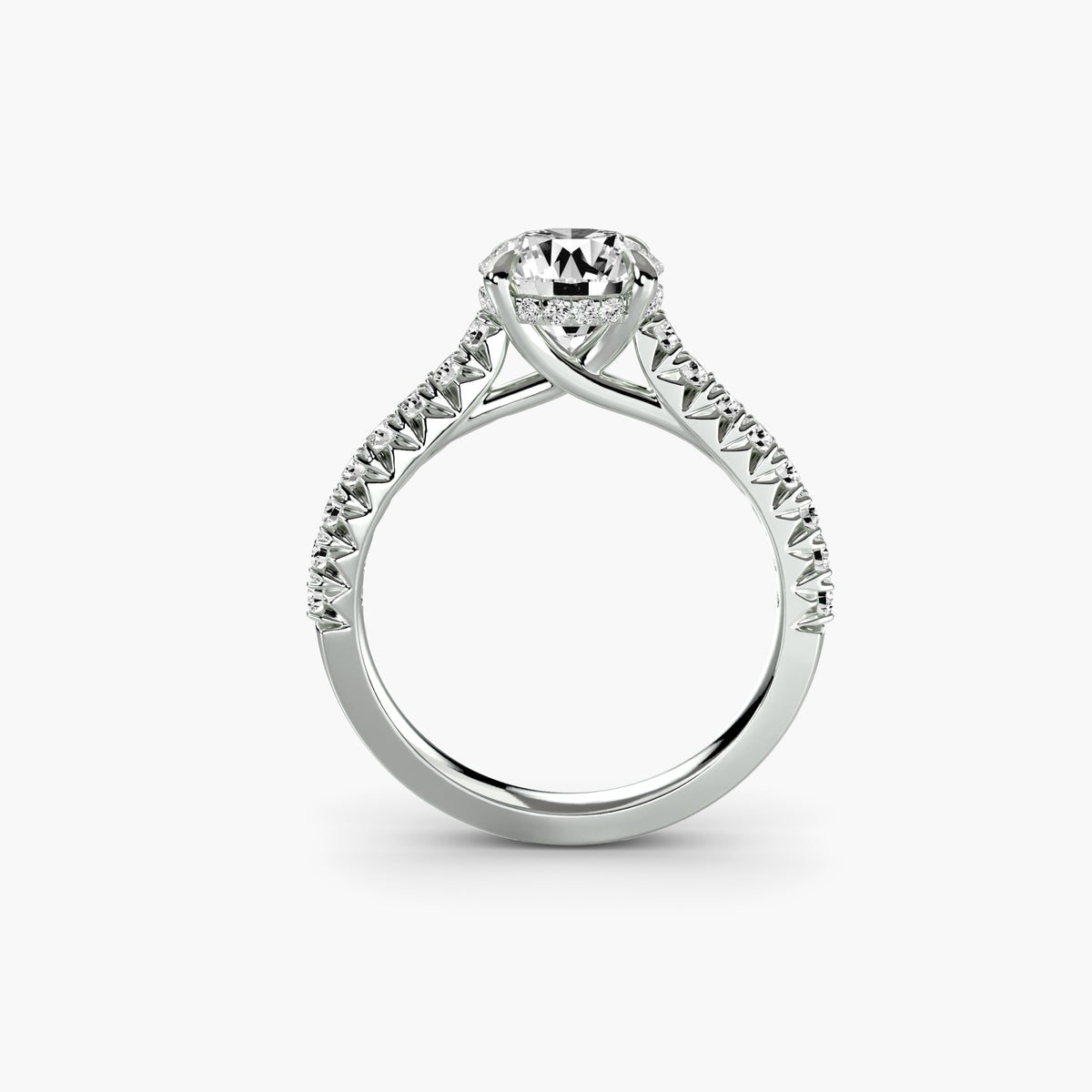 solitär pavé diamant 5