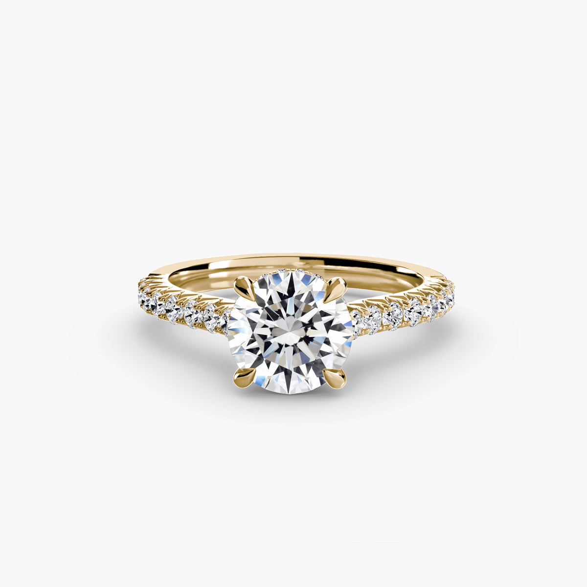 solitär pavé diamant 5