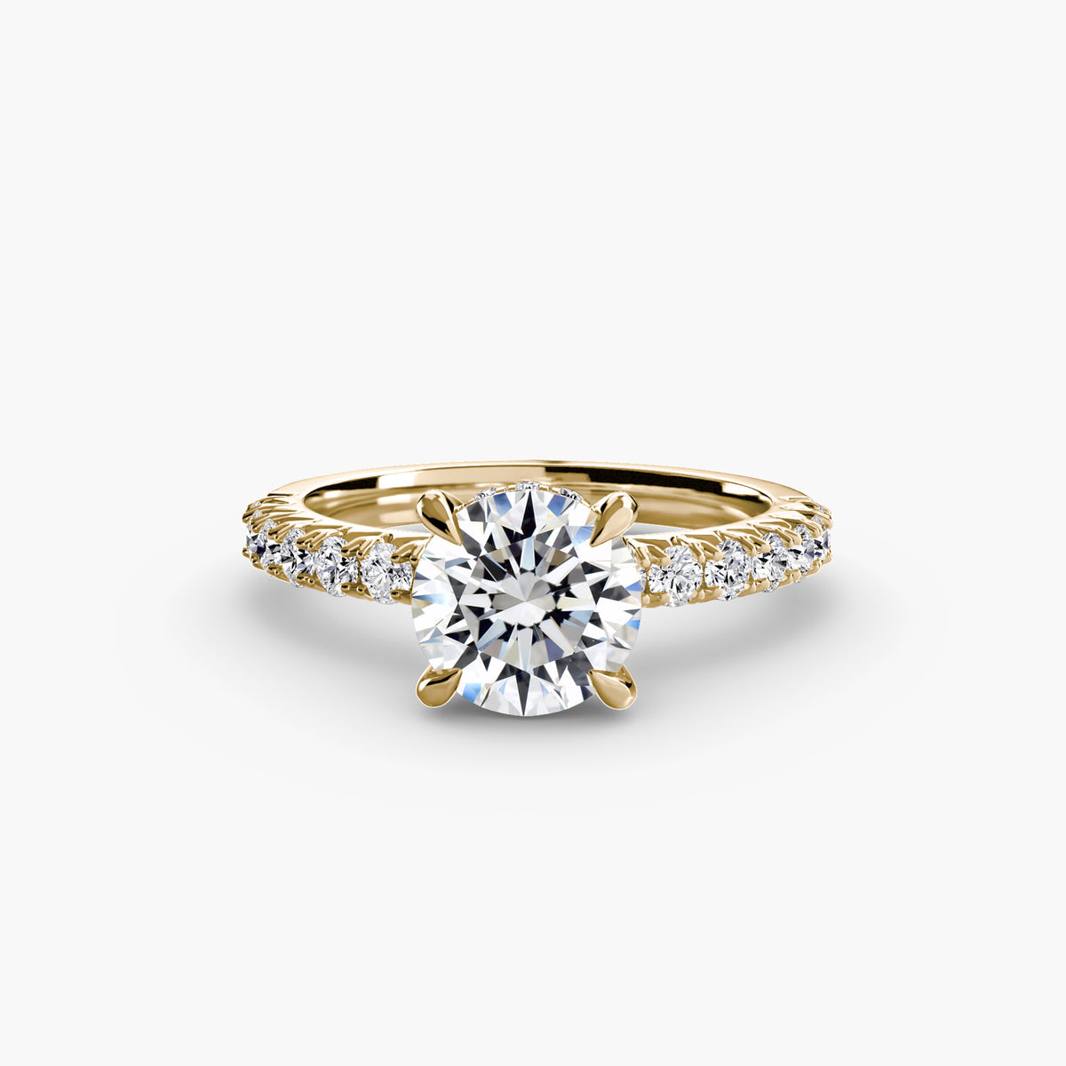 solitär pavé diamant 6