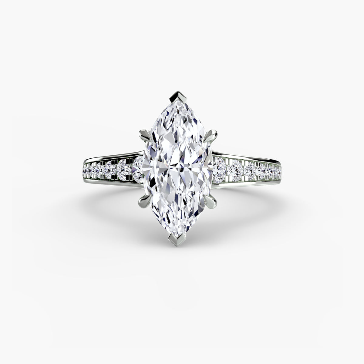 solitär pavé diamant 7