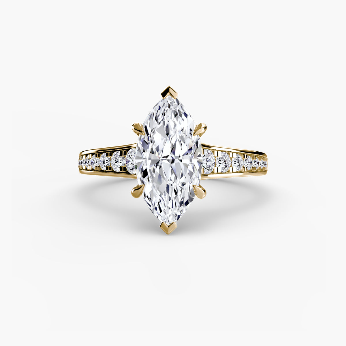 solitär pavé diamant 7