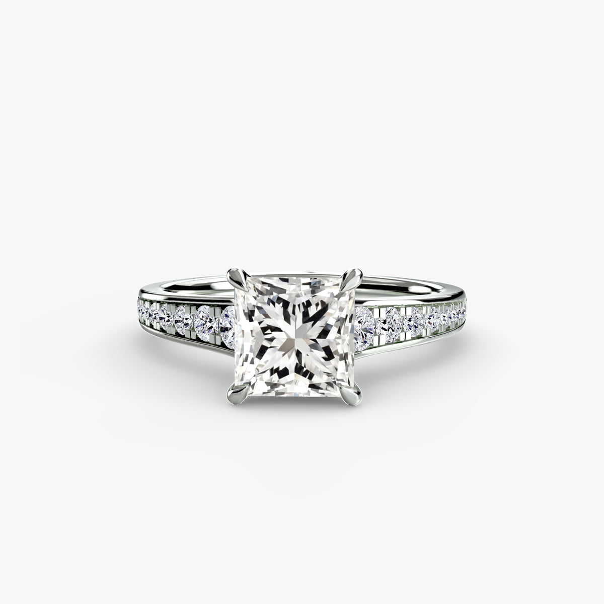 solitär pavé diamant 7